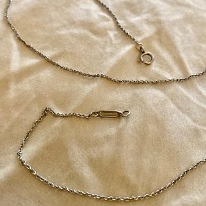 Tiffany Co Platinum Chain 
